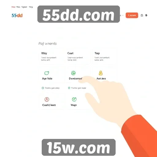 Explorando a interface do usuário do 55dd.com